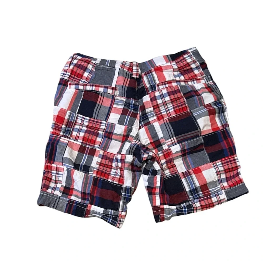 Gymboree Kids Plaid Shorts - Red, Blue, White